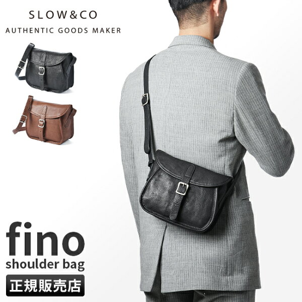 【最大59倍 9/5限定】特典付き SLOW スロウ フィノ ショルダーバッグ ミニ 小さめ 本革 日本製 日本製 メンズ レディース ブランド fino 306S41K