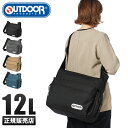 【5H限定豪華プレゼント｜8/11 19時～】アウトドアプロダクツ ショルダーバッグ マザーズバッグ 12L 大容量 軽量 軽い 斜め掛け A4 OUTDOOR PRODUCTS 61512