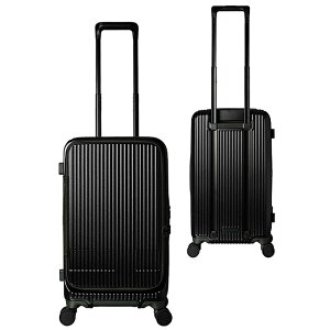 【最大29倍】2年保証+特典付き イノベーター スーツケース フロントオープン ブックオープン 前開き Mサイズ 45L 静音 軽量 ストッパー付き innovator INV550DOR キャリーケース キャリーバッグ