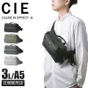 【5H限定豪華プレゼント｜7/8 19時～】特典付き｜CIE シー グリッド3 スリングバッグ ショルダーバッグ 3L A5 軽量 撥水 防水 日本製 ブランド メンズ レディース GRID3 032057 crpr