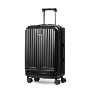 【5H限定豪華プレゼント|10/29 19時〜】ランバンオンブルー スーツケース Mサイズ 54L フロントオープン ストッパー付き 静音 LANVIN en Bleu 595316 キャリーケース キャリーバッグ tppr