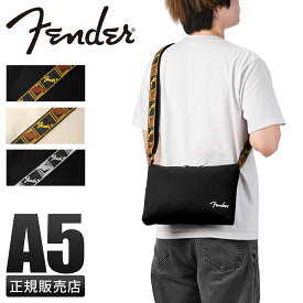 【最大53倍 5/20限定】フェンダー ショルダーバッグ サコッシュ メンズ レディース ブランド 軽量 薄型 薄マチ スリム 斜めがけ モノグラムストラップ A4 Fender Cotton 950-6005 cpn10o