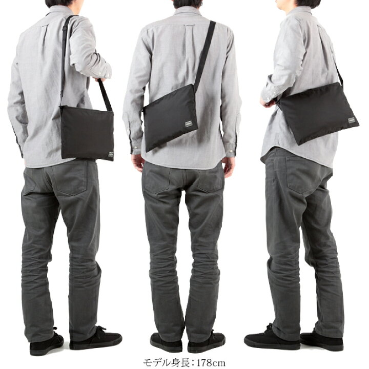 PORTER JOIN SACOCHE グレー