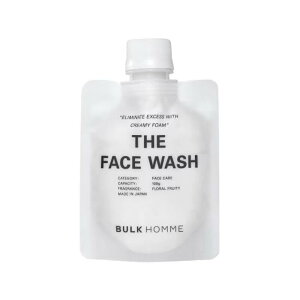 BULK HOMME �o���N�I�� �U �t�F�C�X�E�H�b�V�� 100g ��� �X�L���P�A �������� ��������