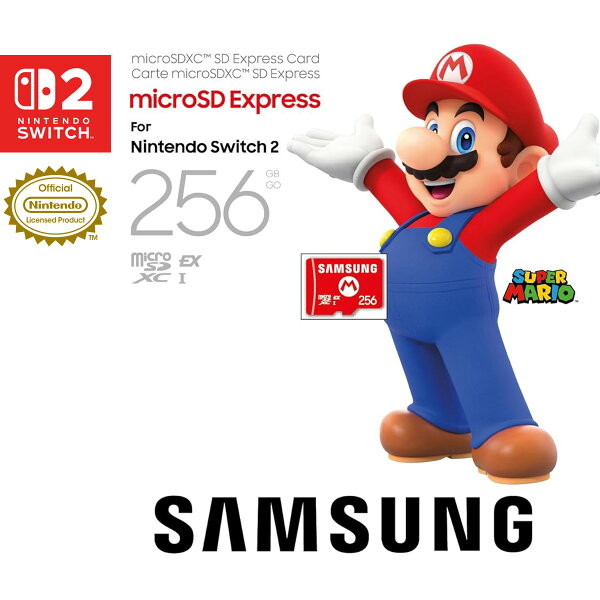 Samsung microSD Express Card 256GB for Nintendo Switch 2 [BEE-A-SD01B NSW2 Samsung microSD Express 256GB]