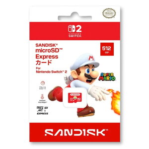 SanDisk Switch2 sandisk microSD Express Card 512GB for Nintendo Switch 2 [BEE-A-SD02C NS2H SANDISK microSD Express 512GB]