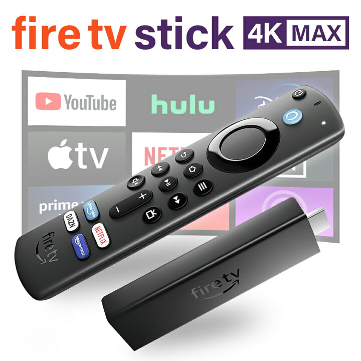 楽天市場 ファイヤースティック Fire Tv Stick 4k Max 第3世代 Alexa対応音声認識リモコン 第3世代 付属 ストリーミングメディアプレーヤー アマゾン ファイアースティック Amazonプライムビデオ Select Koh
