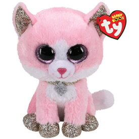 【PLUStt】【Ty】Beanie Boo's　フィオナ（M)　ぬいぐるみ/猫/（36366） 【送料無料】（ねこ、猫、ネコ、人形、玩具、おもちゃ、ぬいぐるみ、キャラクターグッズ、プレゼントに最適）