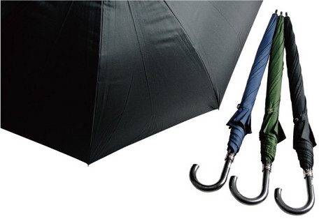 75cmビックサイズの男性用雨傘です☆ ビックサイズ75cm紳士傘ポンジー無地（3298） （紳士傘、雨傘、アンブレラ、長傘）