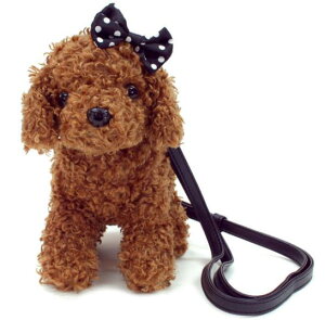 パピーパッション ミニポシェット トイプードル(46060)【送料無料】(イヌ、いぬ、犬、ドッグ、ポーチ、ポシェット、ハンドバッグ、キッズバッグ、カバン、ぬいぐるみ、キャラクタ