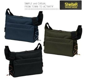 SHELTER カラーゴム ショルダーバッグ（LIP-03） 【送料無料】（メンズバッグ、バッグ、ショルダーバッグ、カバン、ポーチ、鞄、かばん）