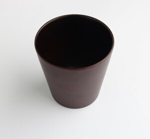《10個セット》際立つシンプルさ!wooden/木製フリーカップダークブラウン 10点セット(WK16) 【送料無料】(ビアグラス、カップ、コップ、食器、酒器、キッチン)
