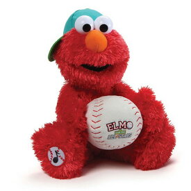 【GUND】セサミストリート -Elmo Baseball Player-（4059119） 【送料無料】（人形、玩具、おもちゃ、ぬいぐるみ、キャラクターグッズ、プレゼントに最適）（楽天ランキング受賞・ぬいぐるみ エルモ1位、2018/8/9週間）