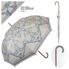 Lune jumelle （ルナ・ ジュメイル）晴雨兼用傘 ベルトスカーフ柄 ジャンプ傘 日傘 雨傘（HM4J7280） 【送料無料】（アンブレラ、傘、雨具、ショート傘、晴雨兼用、日傘）