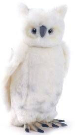 HANSA 白フクロウ 3836【送料無料】（人形、置物、オブジェ、ぬいぐるみ、キャラクターグッズ）