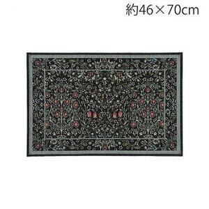 �쓇�D���Z���R�� Morris Design Studio �u���b�N�\�[�� �}�b�g 46×70cm FH1712 BK �u���b�N �y���������z�i�J�[�y�b�g�A���O�A�}�b�g�j