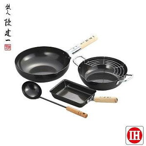 「陳 建一」本格北京鍋3点セット CK-404 【送料無料】(中華なべ、中華鍋、フライパン、炒め鍋、調理器具、キッチン用品)