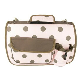 【犬用】 ドット柄バッグ 【Pet Queen】 Lサイズ（967702）【送料無料】（ペットバッグ、ペットキャリー、ショルダーバッグ、カバン、鞄）（楽天ランキング受賞・トートキャリーランキング 7位 、2019/5/21集計日、5/22更新日、デイリー）