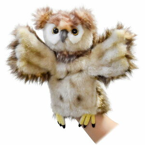 HANSA正規品 ハンドパペット フクロウ 34 OWL PUPPET  7159【送料無料】(ふくろう、フクロウ、人形、玩具、おもちゃ、ぬいぐるみ、キャラクターグッズ、プレゼントに最適)