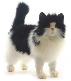 HANSA正規品　白黒ネコ 4221【送料無料】（ネコ、ねこ、猫、キャット、人形、置物、オブジェ、ぬいぐるみ、キャラクターグッズ）（楽天ランキング受賞・ぬいぐるみ ネコ4位、2018/11/17集計日、11/18更新日、デイリー）