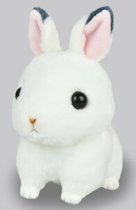 【アミューズ正規品】ぴょっこりユキウサギSTユキちゃん 703722(うさぎ、ウサギ、人形、玩具、おもちゃ、ぬいぐるみ、キャラクターグッズ)