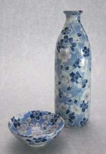 SHUSHU/趣酒 二合とっくり 盃  美濃焼  ≪種類:さくら染 ≫ ≪二合とっくり)1個  盃)2個 (7302) ≫【送料無料】(酒器、日本酒食器、キッチン)