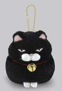 【アミューズ正規品】ひげまんじゅう NLMC(キーホルダー) 黒豆 704141【送料無料】 (ネコ、ねこ、猫、キャット、人形、玩具、おもちゃ、ぬいぐるみ、キャラクターグッズ、プレゼント