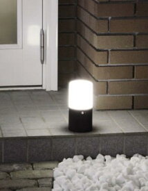 【アイリスオーヤマ】ガーデンセンサーライトスリム 　LSL−MS1 【送料無料】(ガーデンライト、屋外照明、ライト）