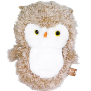 【PLUSmm】【■Original Soft Toy】 ププ ベージュ (10517) 【送料無料】(ふくろう、フクロウ、人形、玩具、おもちゃ、ぬいぐるみ、キャラクターグッズ、プレゼントに最適)