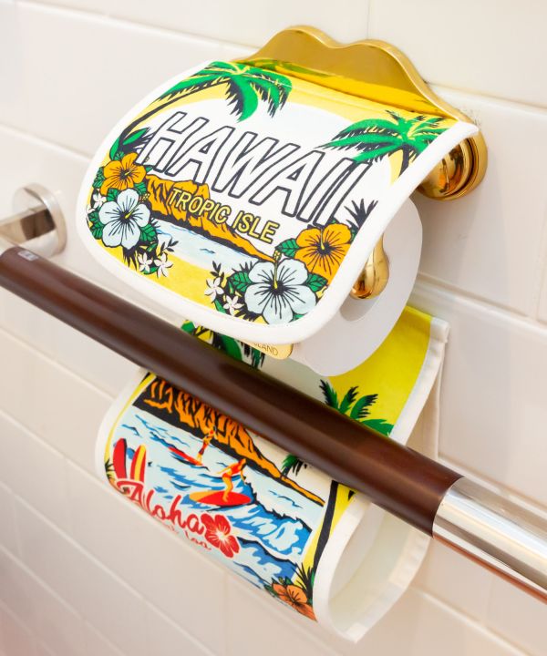 トイレットペーパーカバー トイレットペーパーホルダー ハワイアン雑貨