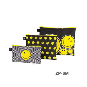 LOQI [L[ Zip Pockets 3TCY1Zbg SMILEY Spiral |[` RpNg y [ GRobO 