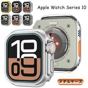 Apple Watch S10 �P�[�X ������ Apple Watch S10 46mm �J�o�[ �����ȒP �A�E�g�h�A ���^���P�[�X �v���e�N�V���� ���� iWatch 46mm �`�^�� Apple Watch S10 �ی�J�o�[ �A�b�v���E�H�b�`10 �J�o�[ ���������� iwatc