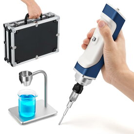 超音波ホモジナイザー 超音波乳化機 手持ち型 細胞粉砕 収納ケース付き 固定ブラケット付き 100-240V