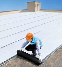 防水シート 屋根 屋外 高粘着 防水テープ 厚さ1.6mm 水漏れ補修テープ 屋根 耐熱耐低温 アルミニウム箔面 簡単施工 屋外・屋上・屋根使用可能(幅1mx長さ5m)