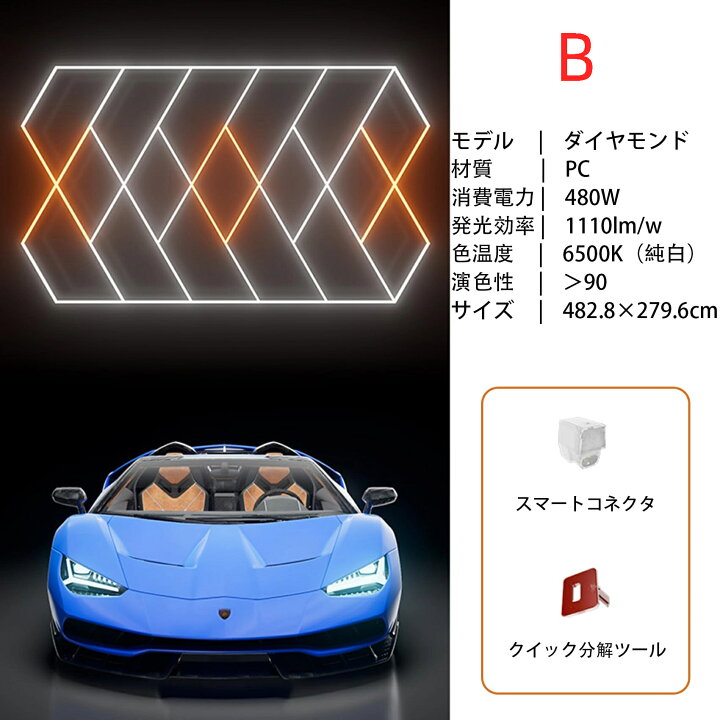 楽天市場】ハニカムライト ヘキサゴンライト LED 高輝度 DIYセット 