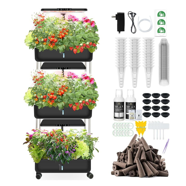 楽天市場】水耕栽培キット 野菜栽培セット 自宅用 70W 全スペクトル 