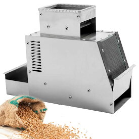 唐箕 電動 ミニ唐箕 穀物選別機 秕対策 電動式 ホッパー幅調節可 風力二階調節 ホッパー口調節可能 秕/籾/麦/蕎麦/大豆など適用/麦と胡麻の栽培 小型軽量 操作簡単