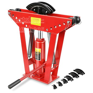楽天市場】油圧式パイプベンダー 12t/12トン アタッチメント6種類付属 