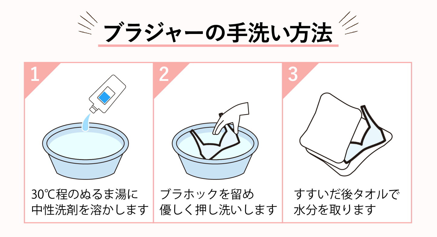 ブラジャー 洗い 方