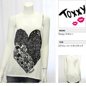 【Toxxy/トキシー】スクリューハートタンクトップ（アイボリー・WHT）/レディース【インポート】【セレカジ】【正規品】