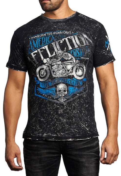 楽天市場】新作【AFFLICTION/アフリクション】MOTOR OIL ライダー  