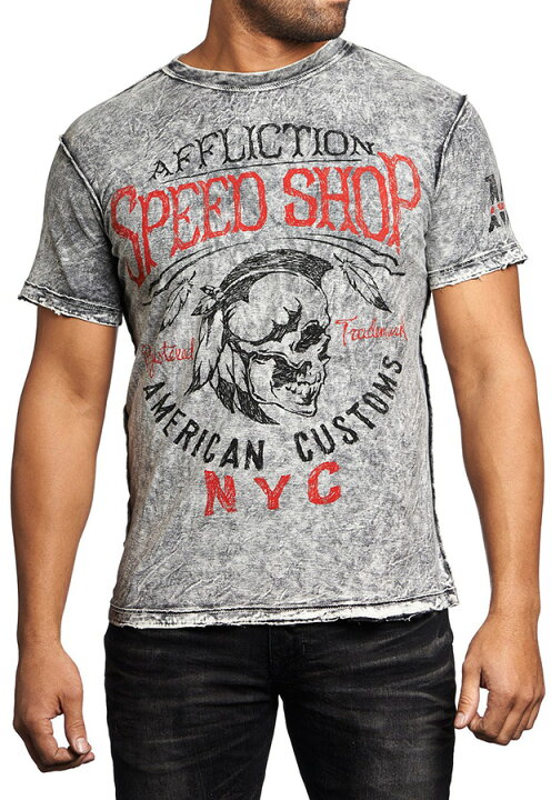 楽天市場】新作【AFFLICTION/アフリクション】MOTOR OIL ライダー  