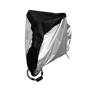 自転車カバー 防水 サイクルカバー 厚手 上部 保管用 レインカバー ロードバイク カバー 撥水 鍵穴 ロック穴 装備 盗難防止 UVカット 破れにくい プレゼント 子供 子供乗せ 風飛び防止 自転車