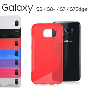 Galaxy S8+ SC-03J SCV35 S7 �P�[�X �\�t�g�P�[�X TPU �V���R���P�[�X �J�o�[ �M�����N�V�[ �G�X�G�C�g �G�X�G�C�g�v���X s7 �G�b�W �T���X�� �X�}�z�P�[�X