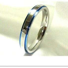 指輪 リング ステンレスブルーリング スチール ジルコニア ステンレスアクセサリー