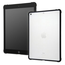 iPad 10.2インチ 第7/第8/第9世代 ケース 耐衝撃 軽量 ハイブリッド マット ブラック カバー アイパッド タブレットケース