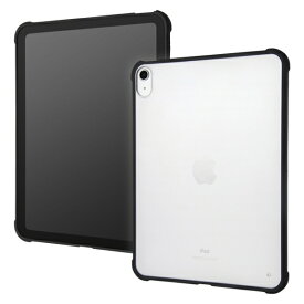 iPad 10.9インチ 第10世代 2022年モデル ケース 耐衝撃 軽量 ハイブリッド マット ブラック カバー アイパッド タブレットケース