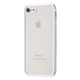 【スーパーSALE P最大20倍】 iPhone SE 第3世代 第2世代 SE3 SE2 iPhone 8 7 ケース ハードケース アルミバンパー 背面クリアパネル シルバー アイフォン カバー スマホケース