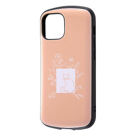 iPhone13 mini ケース ハードケース 耐衝撃ケース MiA-collection ネコ ピンク カバー アイホン アイフォン 13 ミニ スマホケース