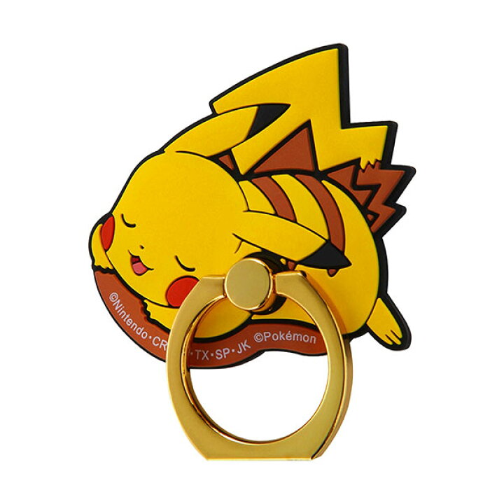 楽天市場 スマホリング ポケットモンスター やわらかリング すやすやピカチュウ スマホアクセサリー セレクトショップ Sig